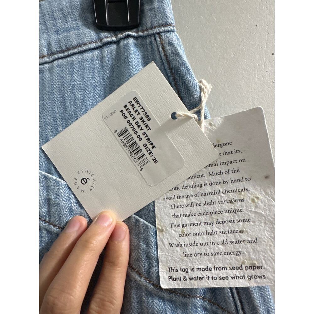 Etica Arlet Nonstretch Denim Skirt size 26 - Picture 4 of 9